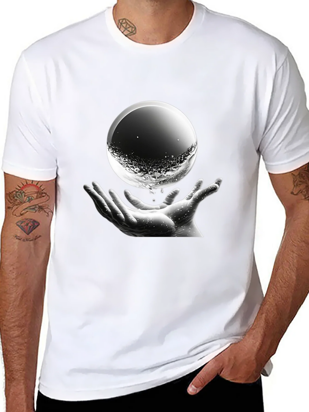 Surreal Sphere Graphic Tee product image 7