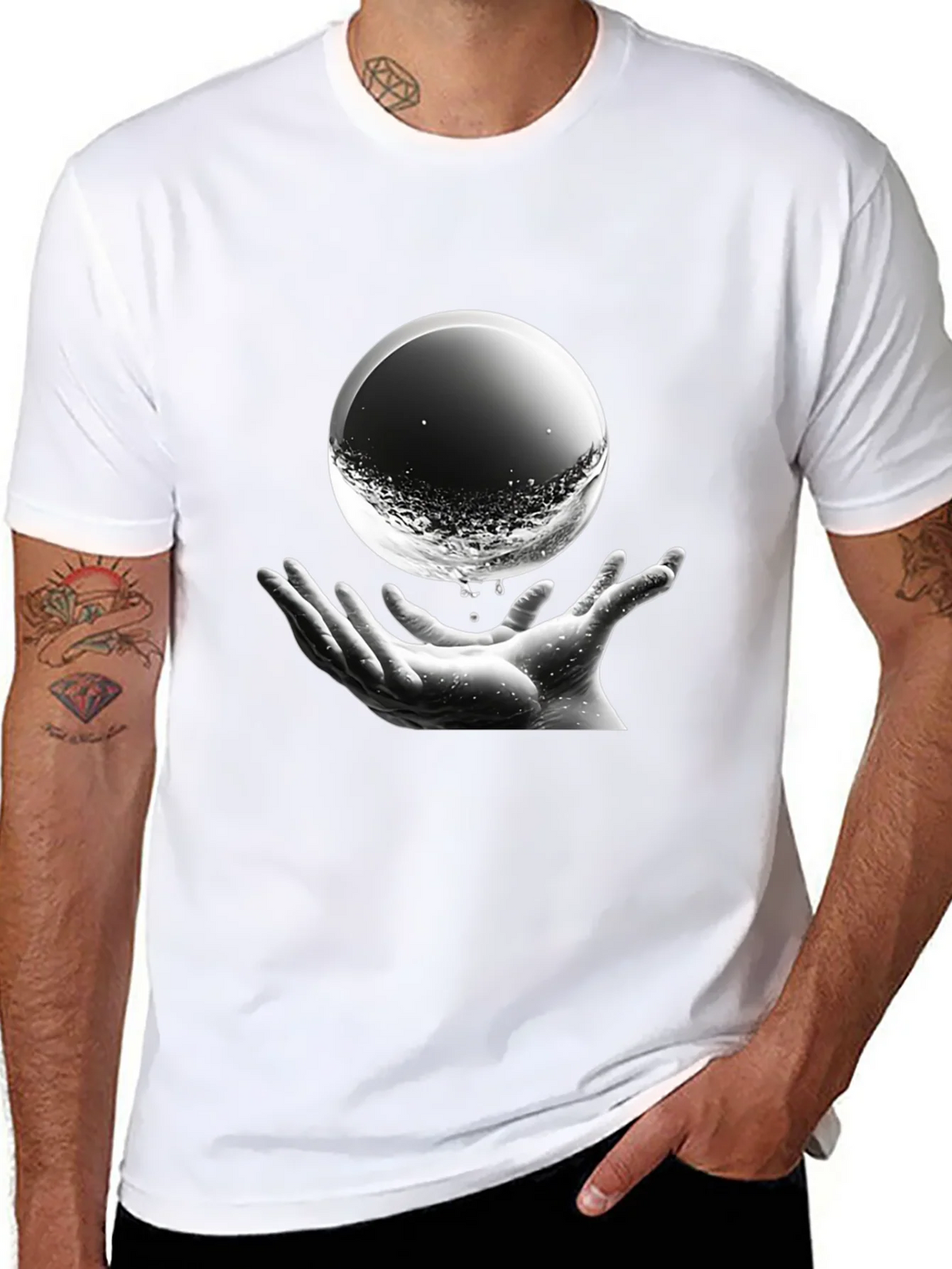 Surreal Sphere Graphic Tee product image 7