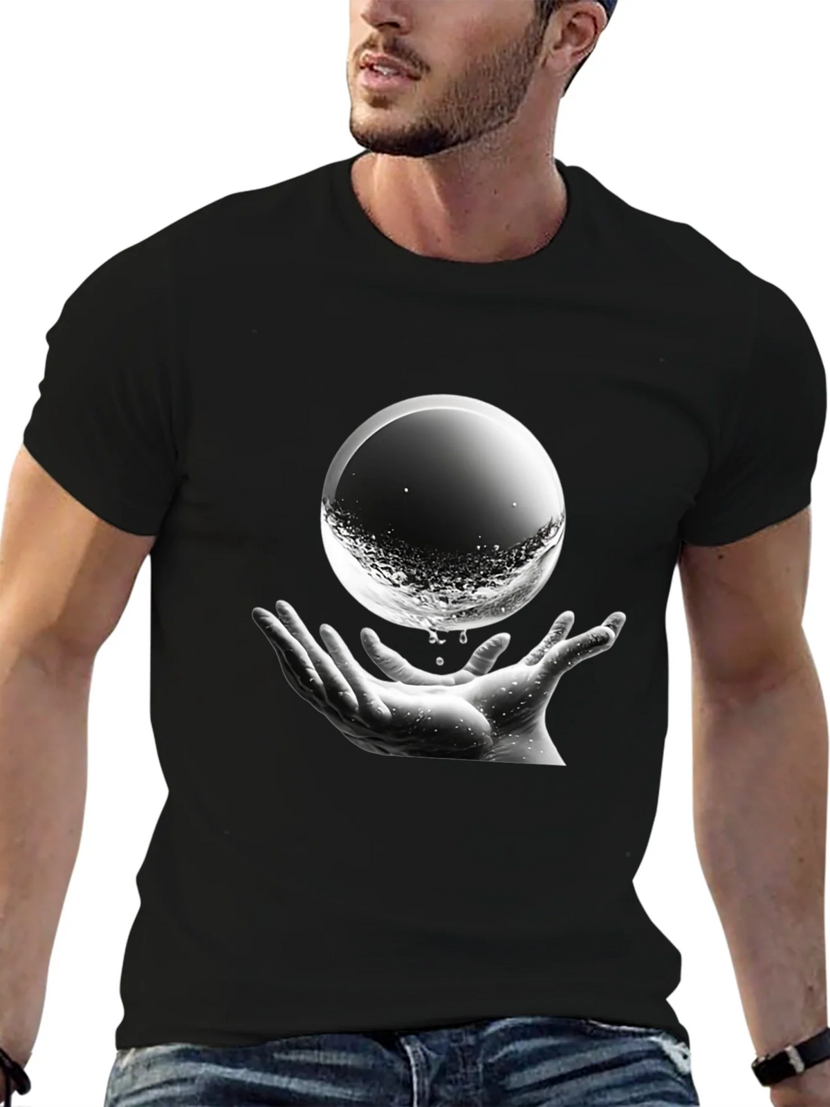 Surreal Sphere Graphic Tee product image 6