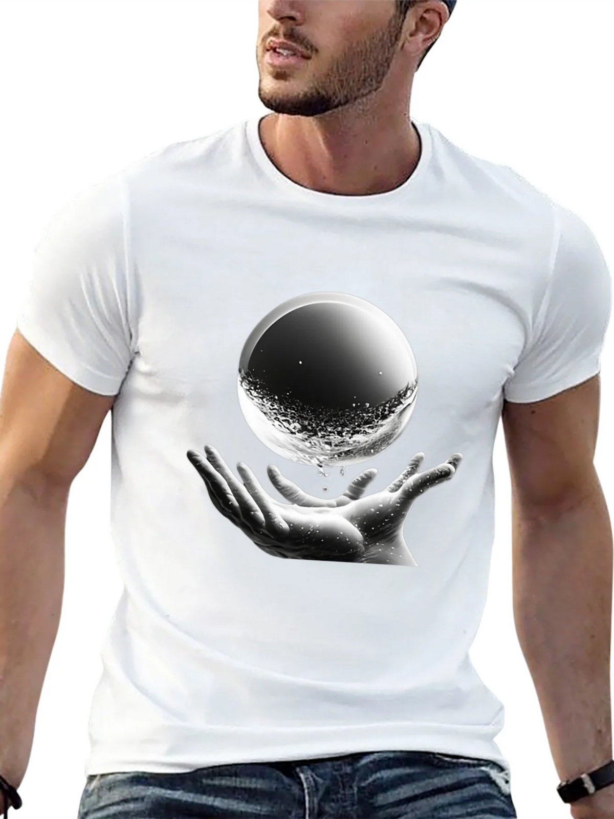 Surreal Sphere Graphic Tee product image 12