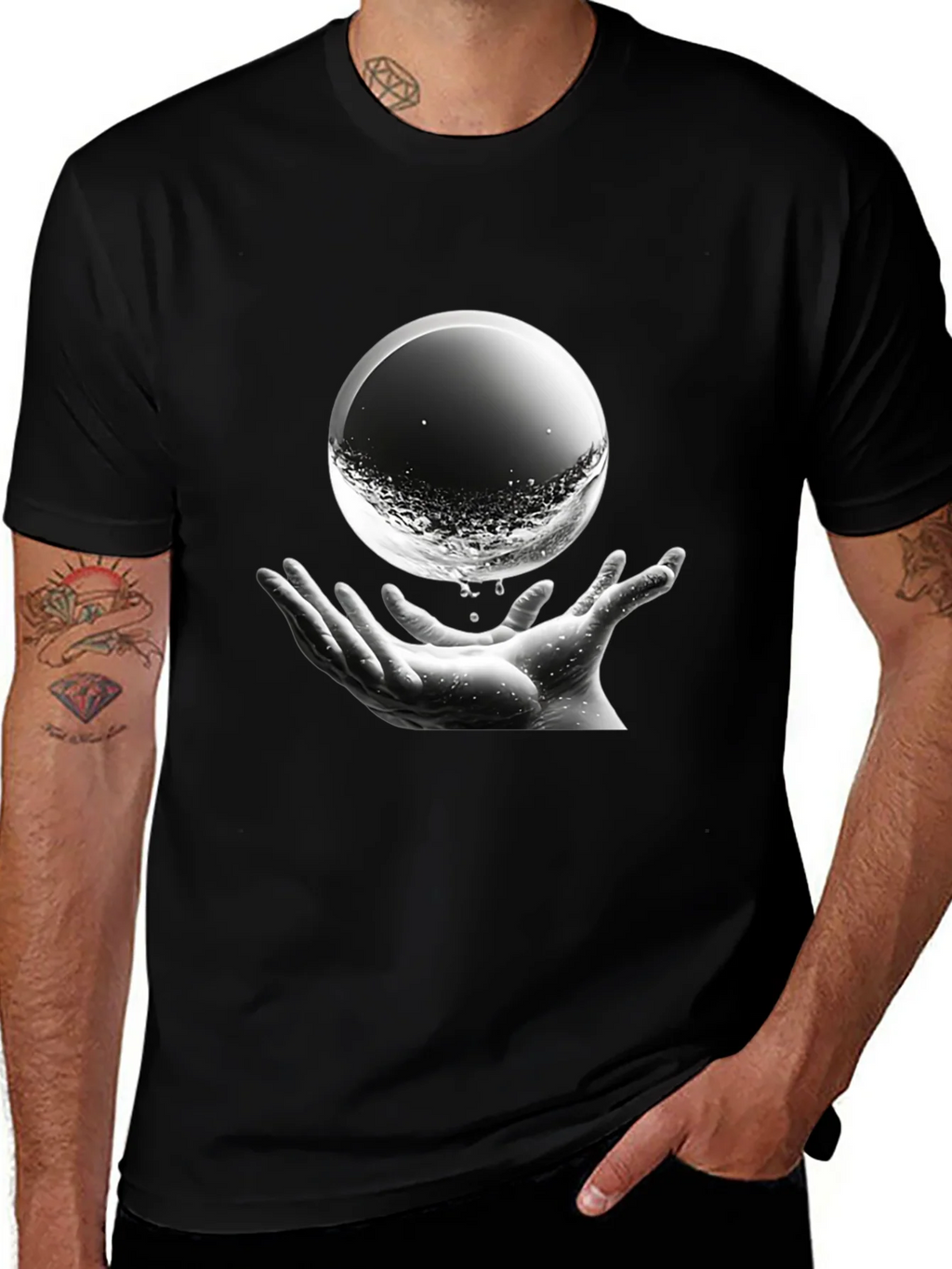 Surreal Sphere Graphic Tee product image 1
