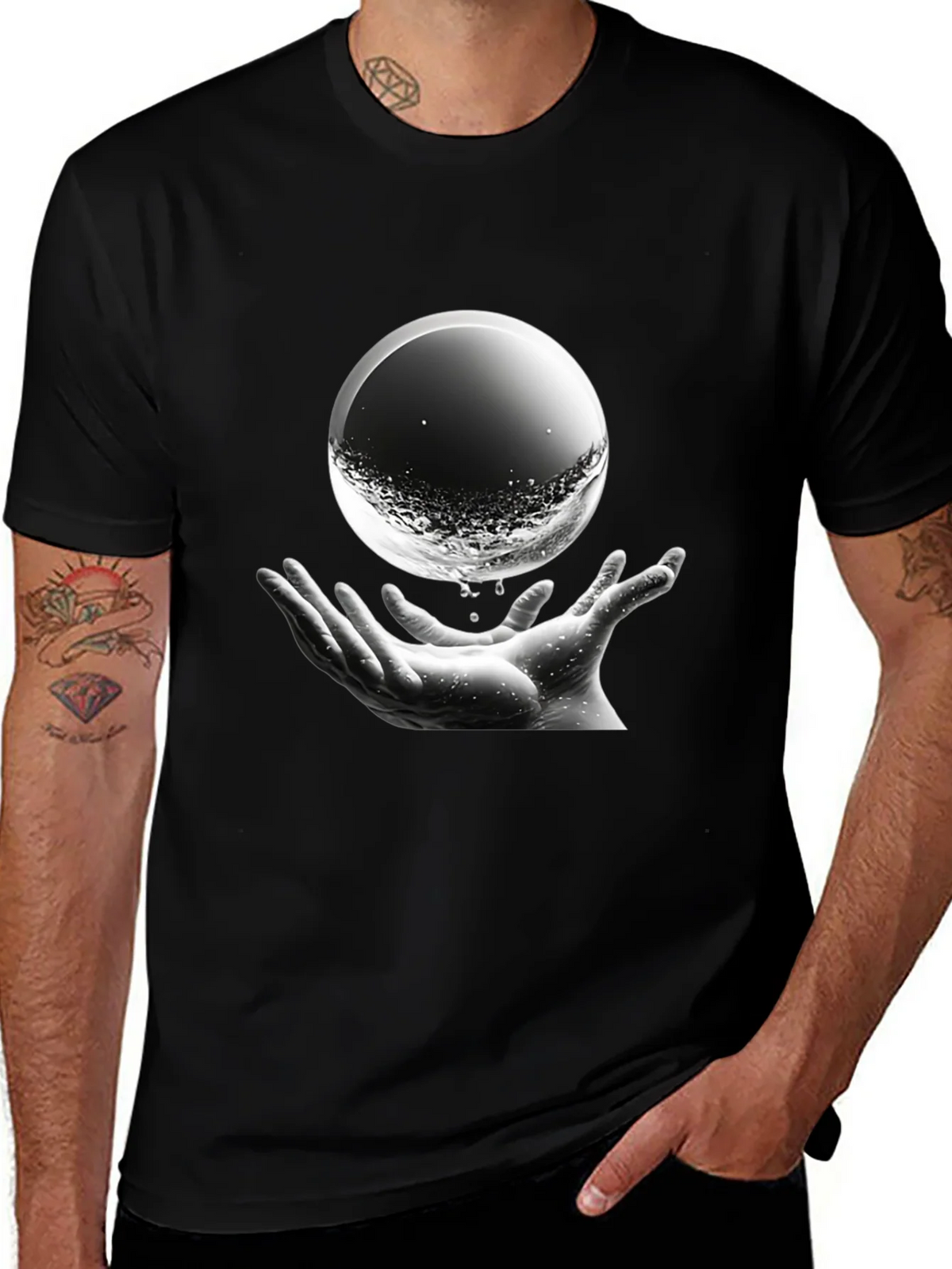 Surreal Sphere Graphic Tee product image 1