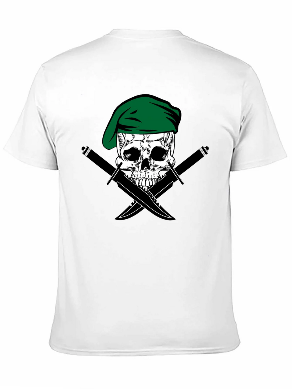 Skull & Daggers Tee - Green Beret Design product image 10
