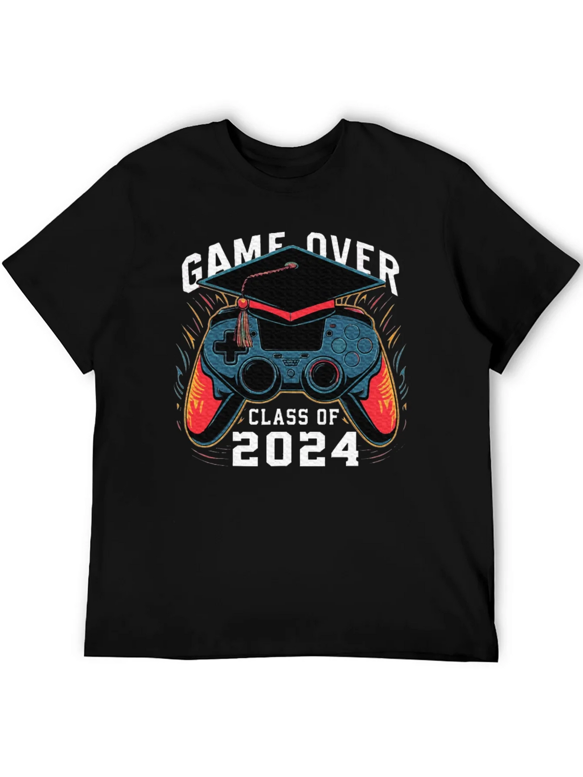 Game Over Class of 2024 Graduation T-Shirt product image 5