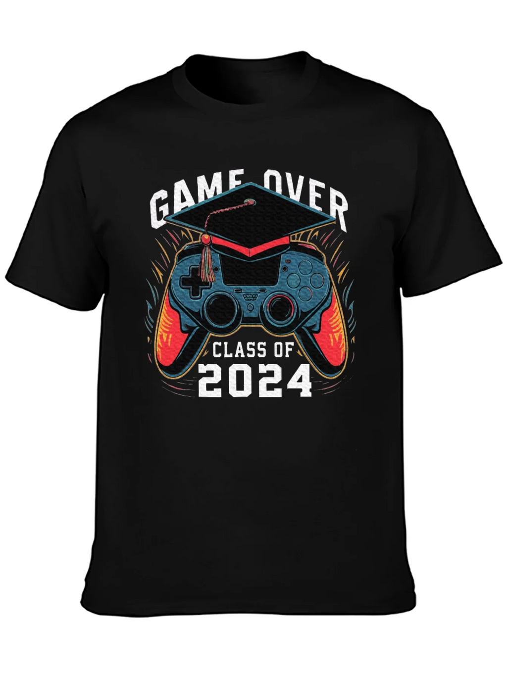 Game Over Class of 2024 Graduation T-Shirt product image 3