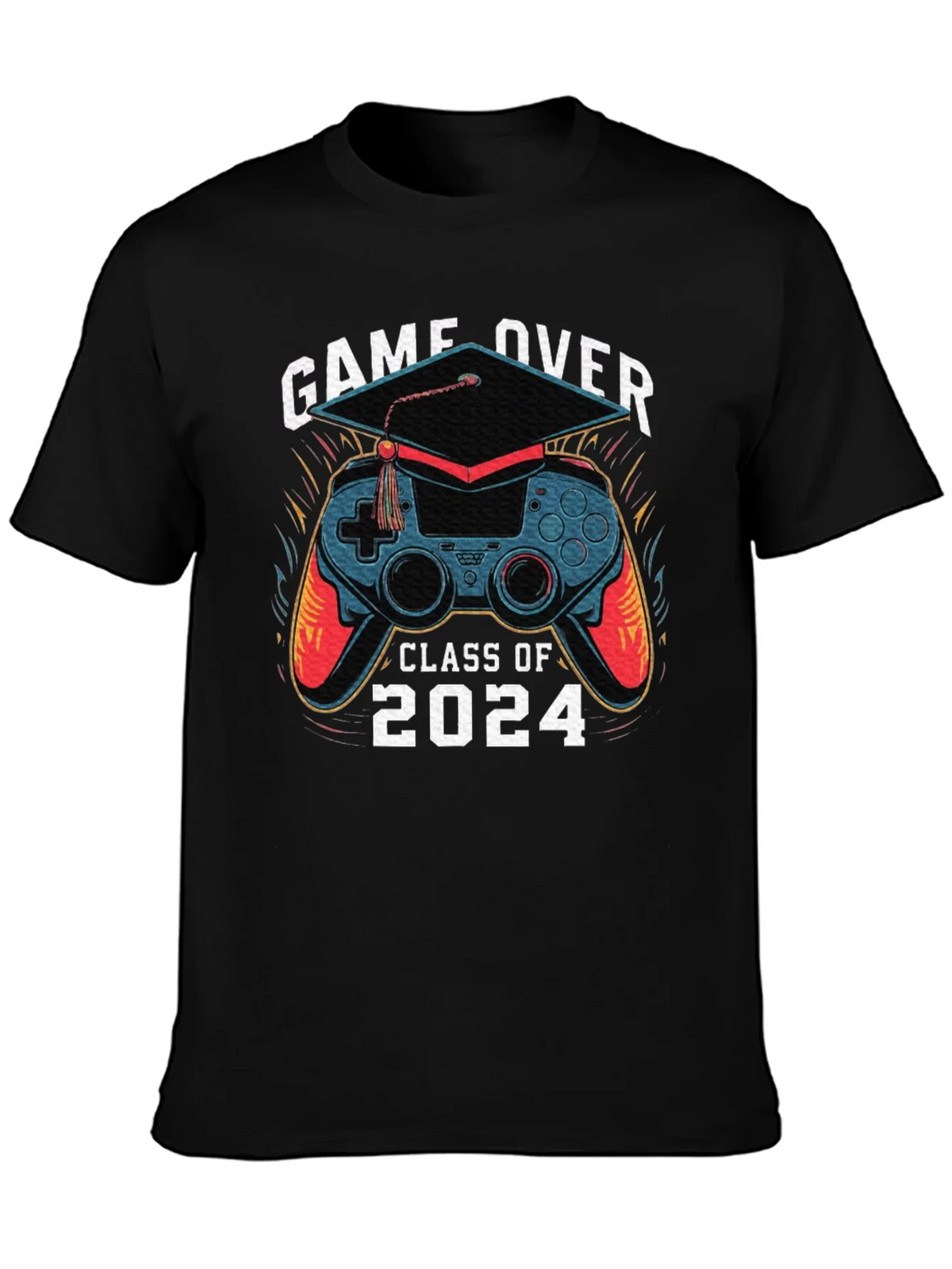 Game Over Class of 2024 Graduation T-Shirt product image 3