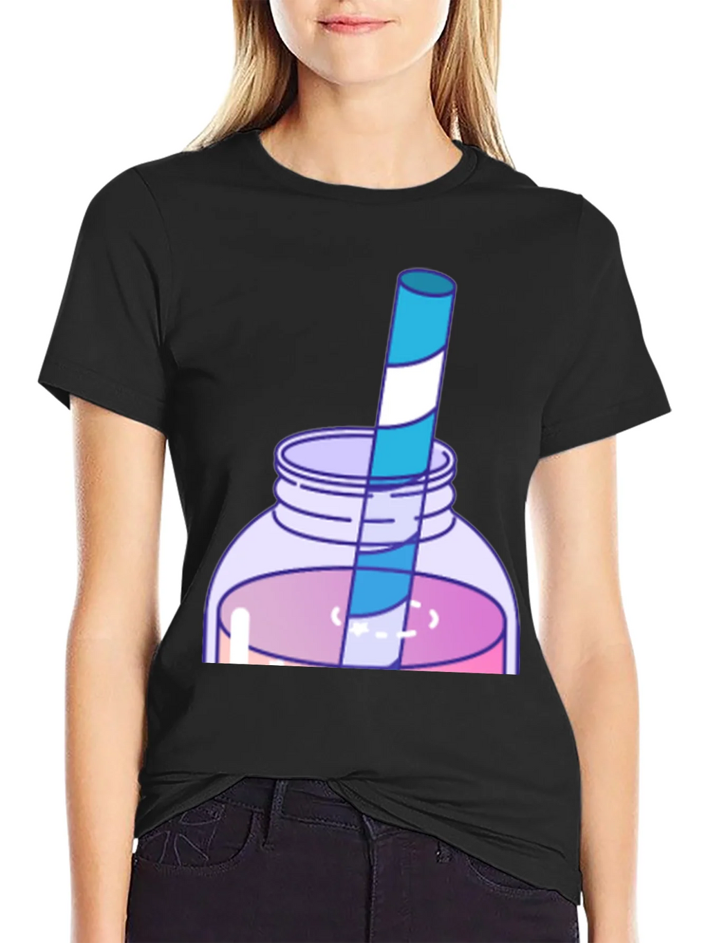 Fun Cartoon Drink T-Shirt product image 2