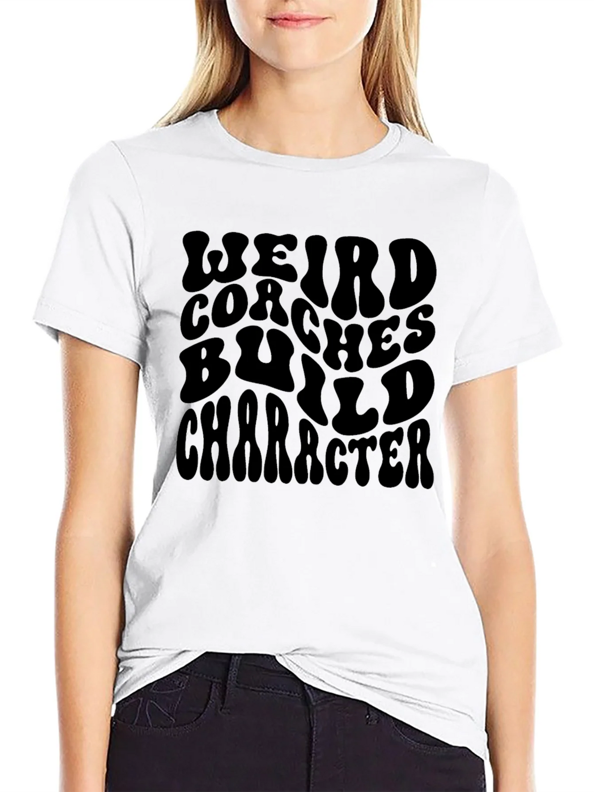 Weird Coaches Build Character Graphic T-Shirt product image 8