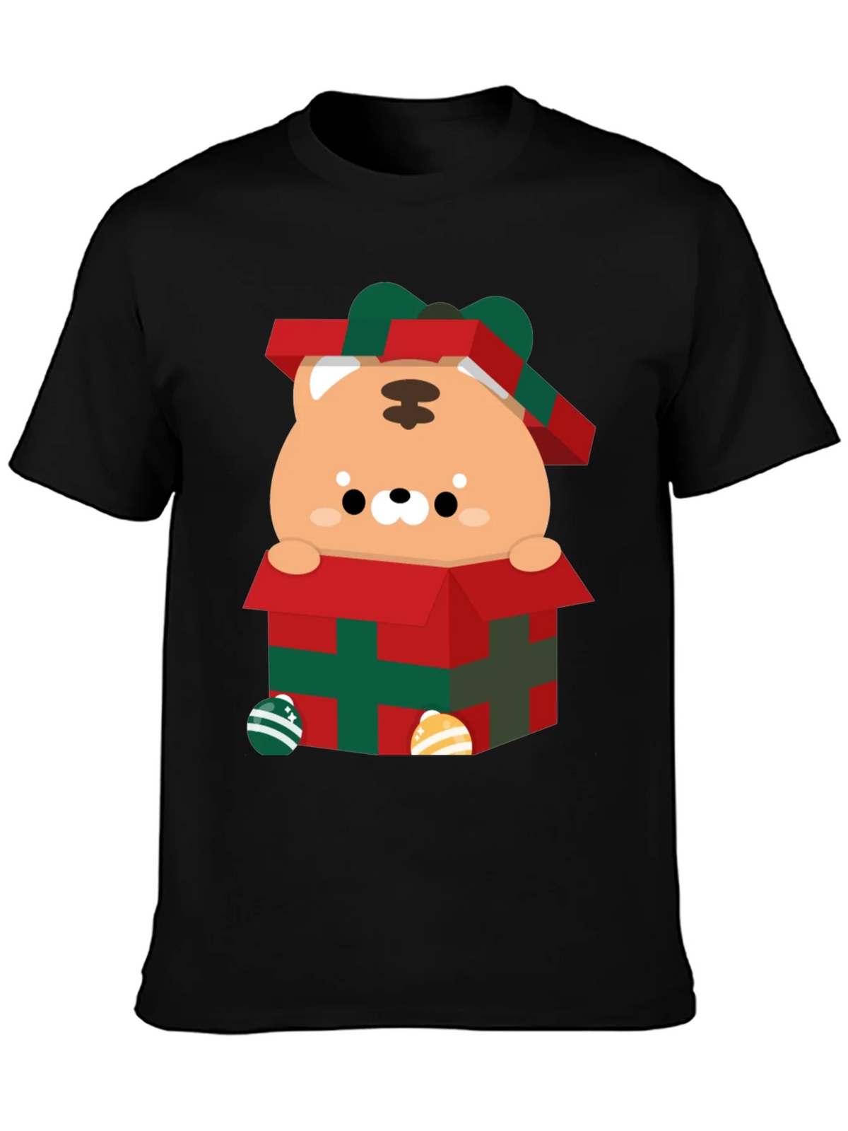 Festive Gift Box Tiger Graphic Tee product image 3