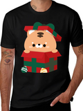Festive Gift Box Tiger Graphic Tee product image 1