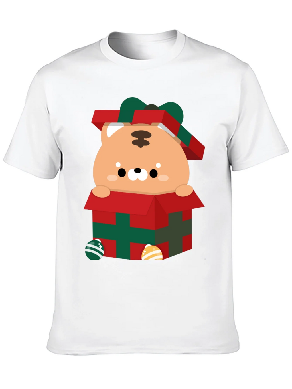 Festive Gift Box Tiger Graphic Tee product image 8