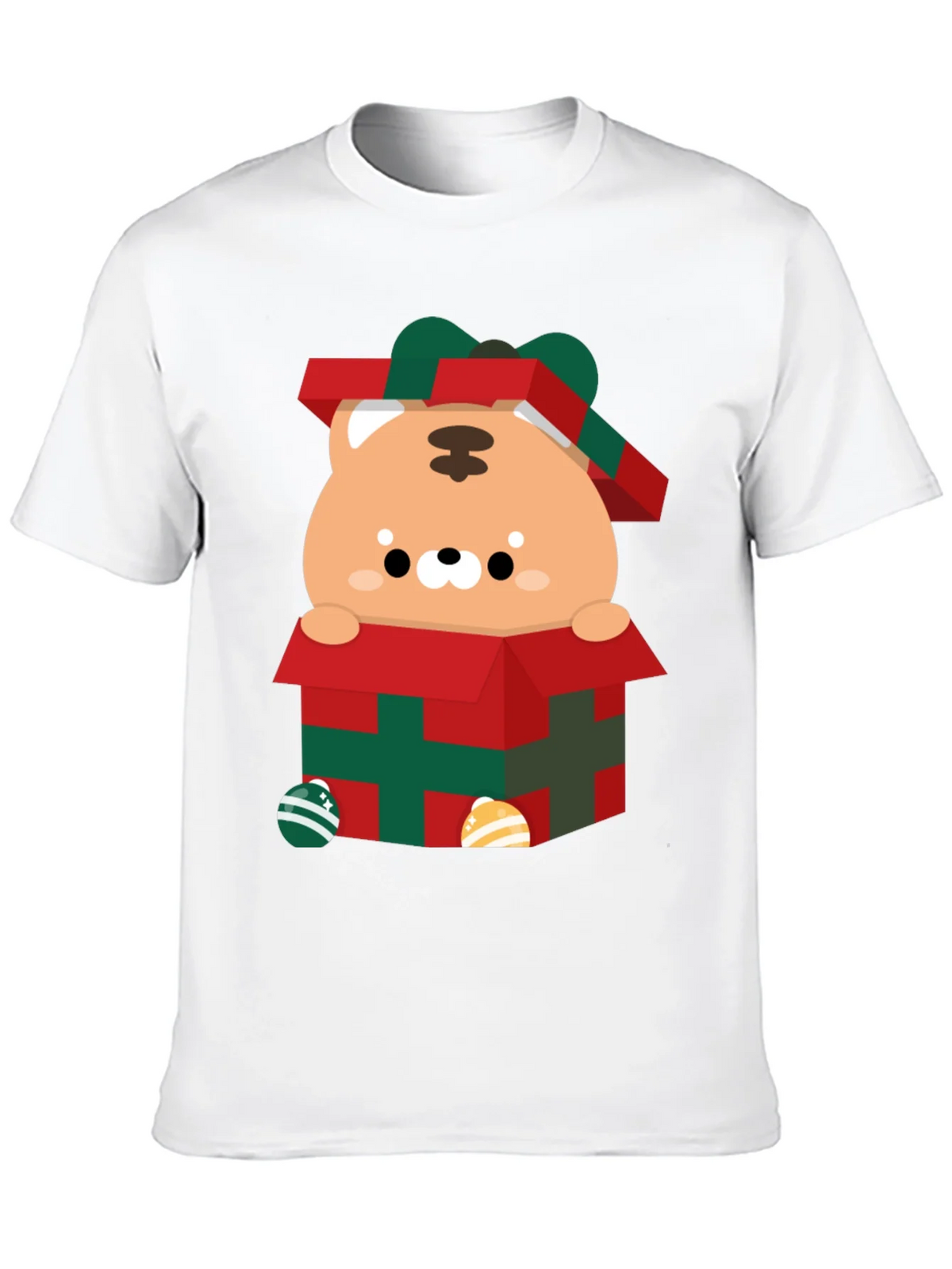 Festive Gift Box Tiger Graphic Tee product image 8