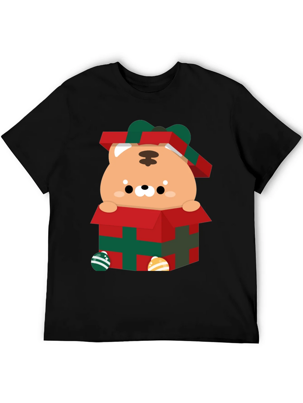Festive Gift Box Tiger Graphic Tee product image 5