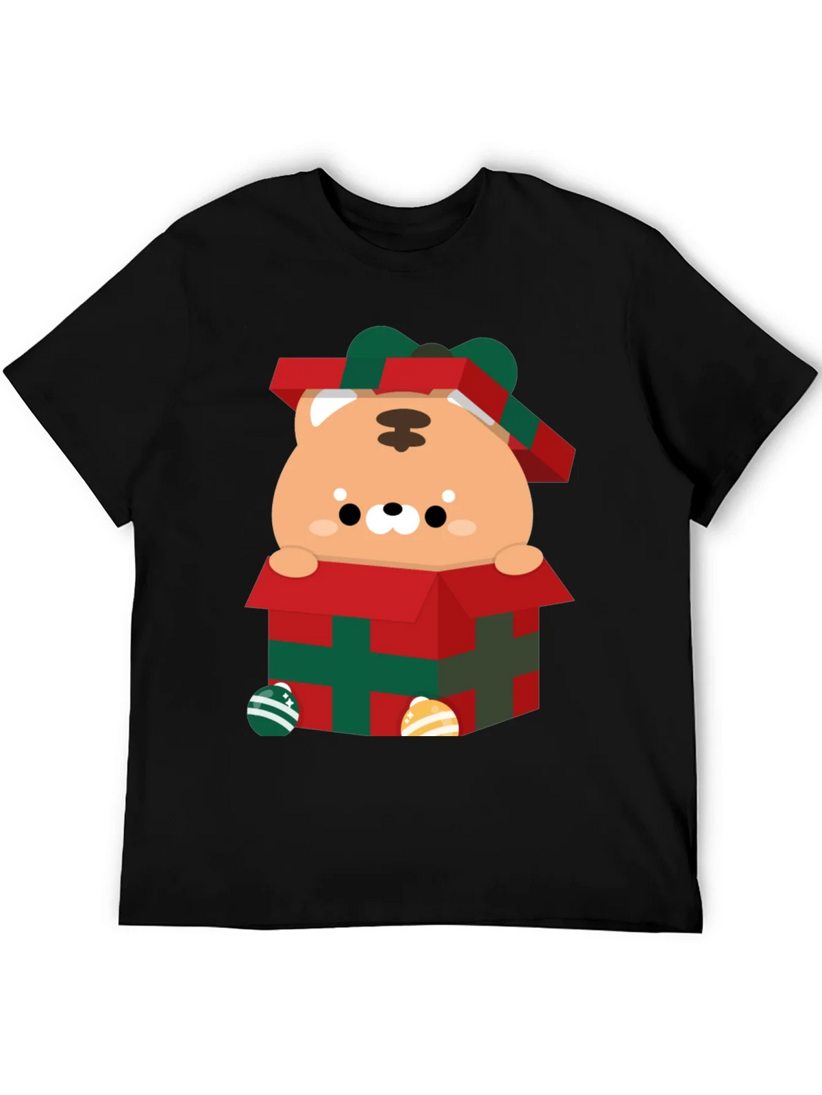 Festive Gift Box Tiger Graphic Tee product image 5