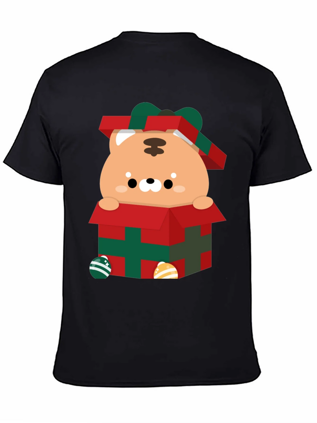 Festive Gift Box Tiger Graphic Tee product image 4