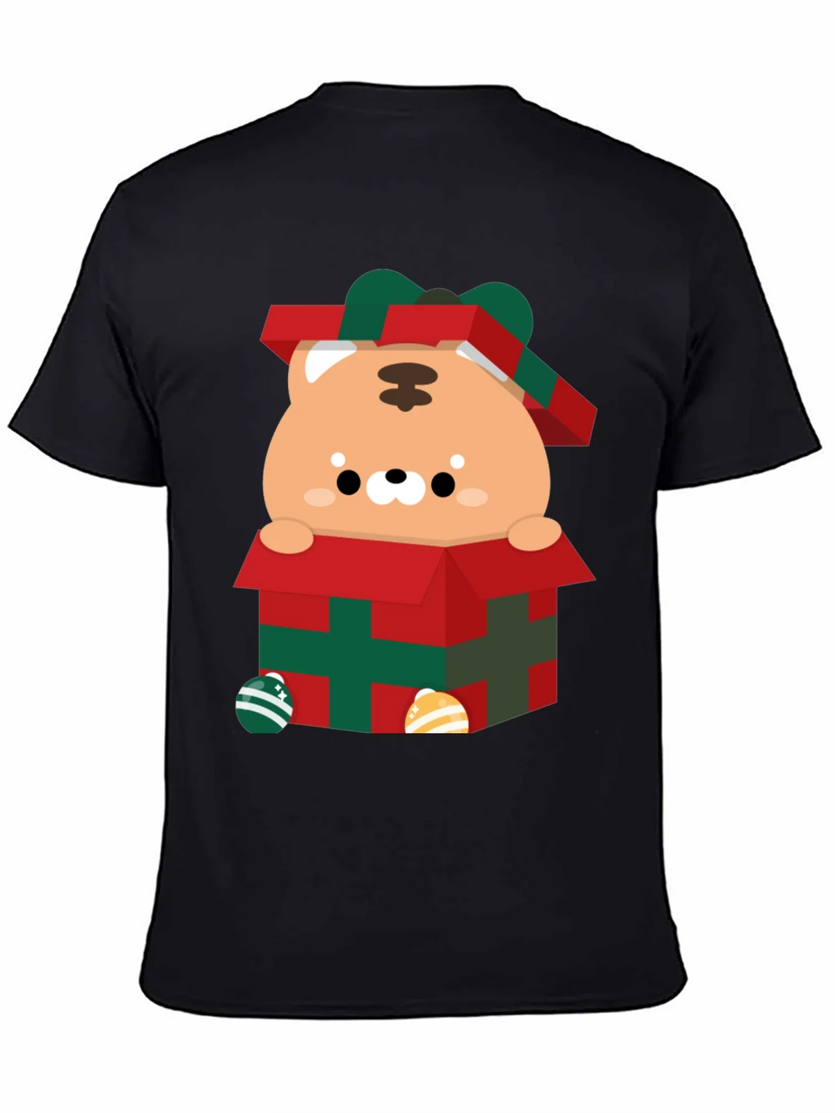 Festive Gift Box Tiger Graphic Tee product image 4
