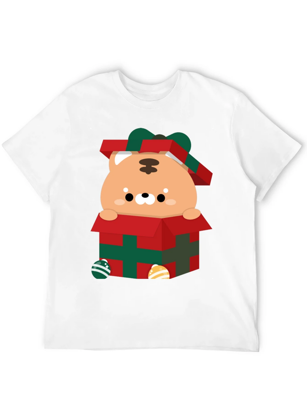 Festive Gift Box Tiger Graphic Tee product image 10