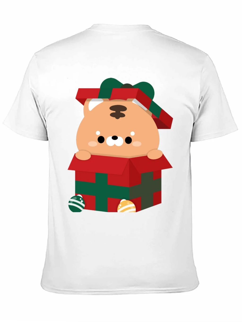Festive Gift Box Tiger Graphic Tee product image 9