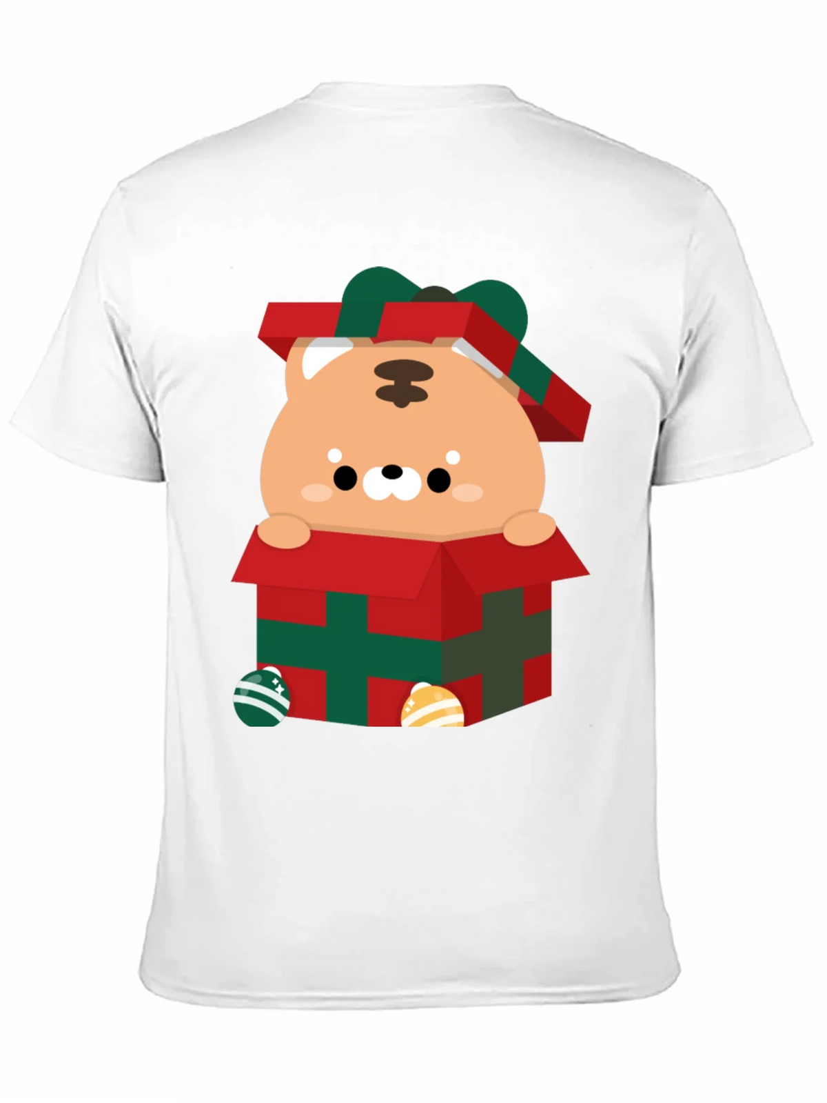 Festive Gift Box Tiger Graphic Tee product image 9