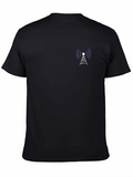 Minimalist Antenna Graphic Tee - Black product image 1