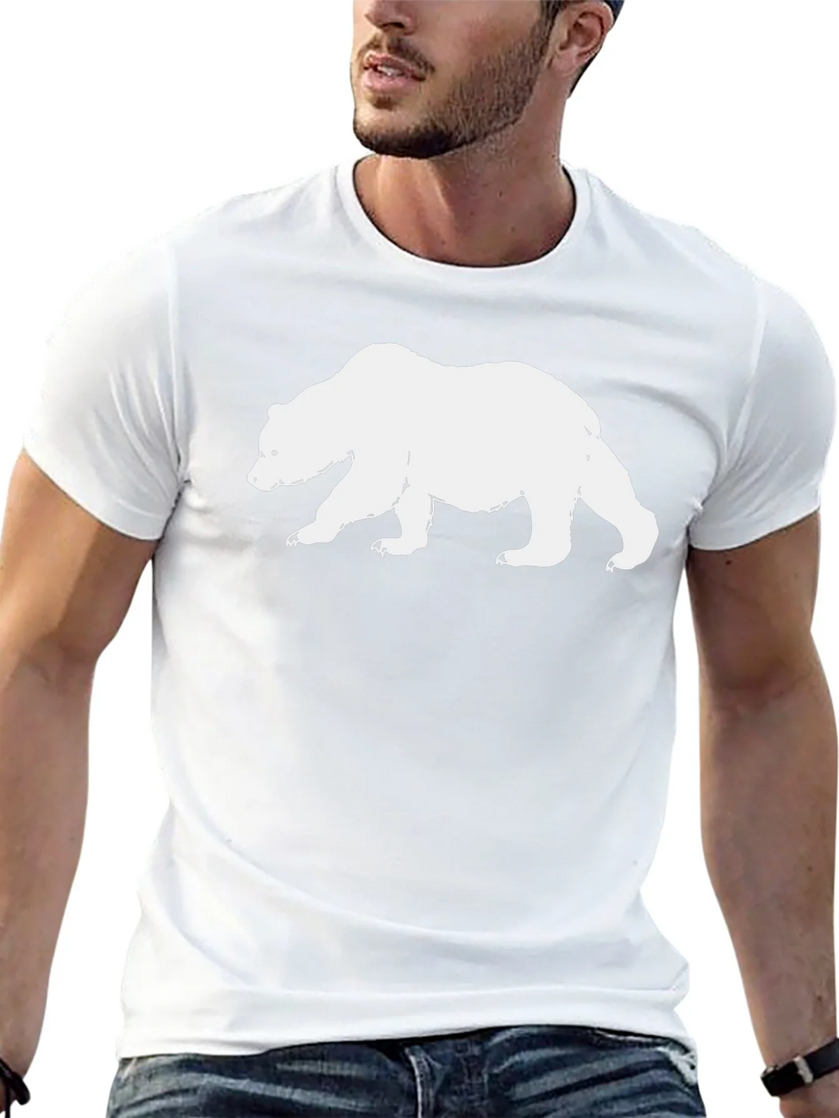 Cool Bear Graphic Black T-Shirt product image 12