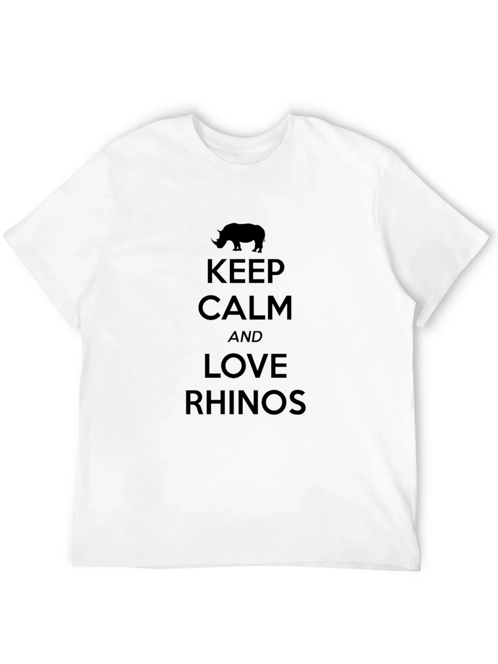 Keep Calm & Love Rhinos T-Shirt product image 10