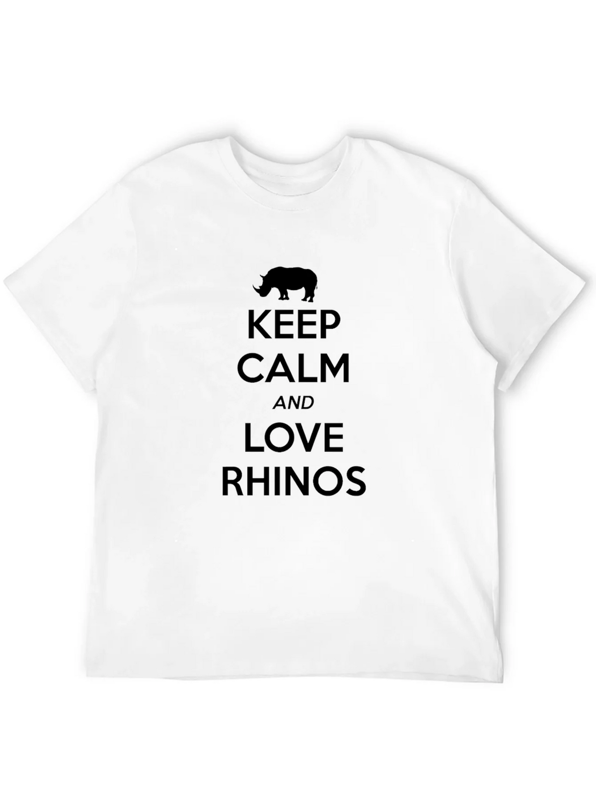 Keep Calm & Love Rhinos T-Shirt product image 10