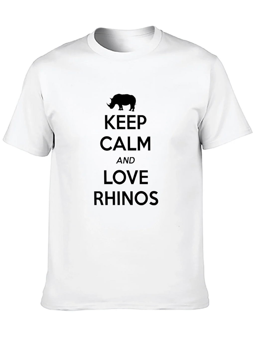 Keep Calm & Love Rhinos T-Shirt product image 9