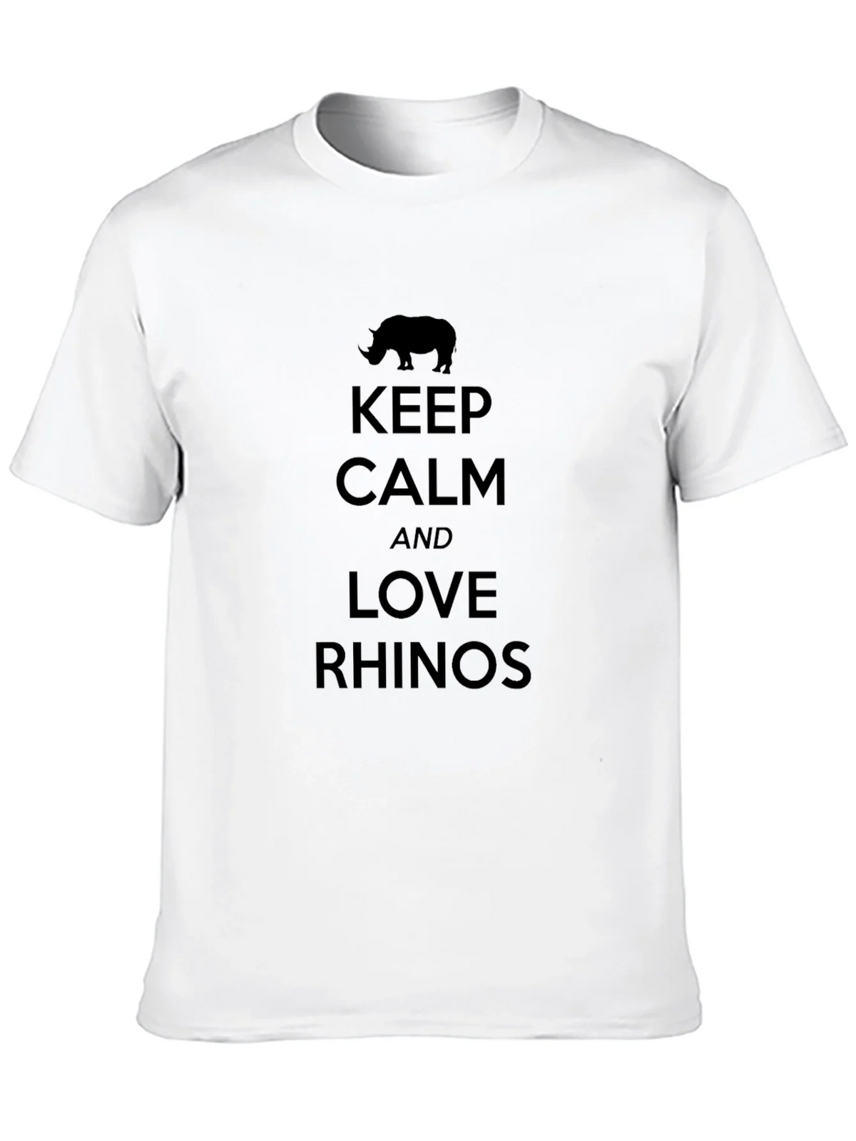 Keep Calm & Love Rhinos T-Shirt product image 9