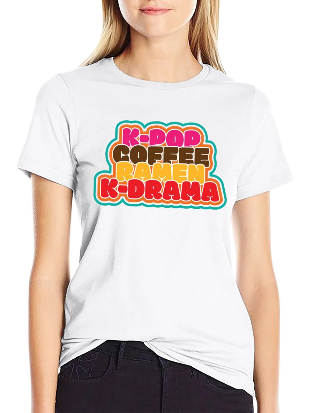 K-Pop Coffee Ramen K-Drama T-Shirt - Korean Culture Tee product image 8