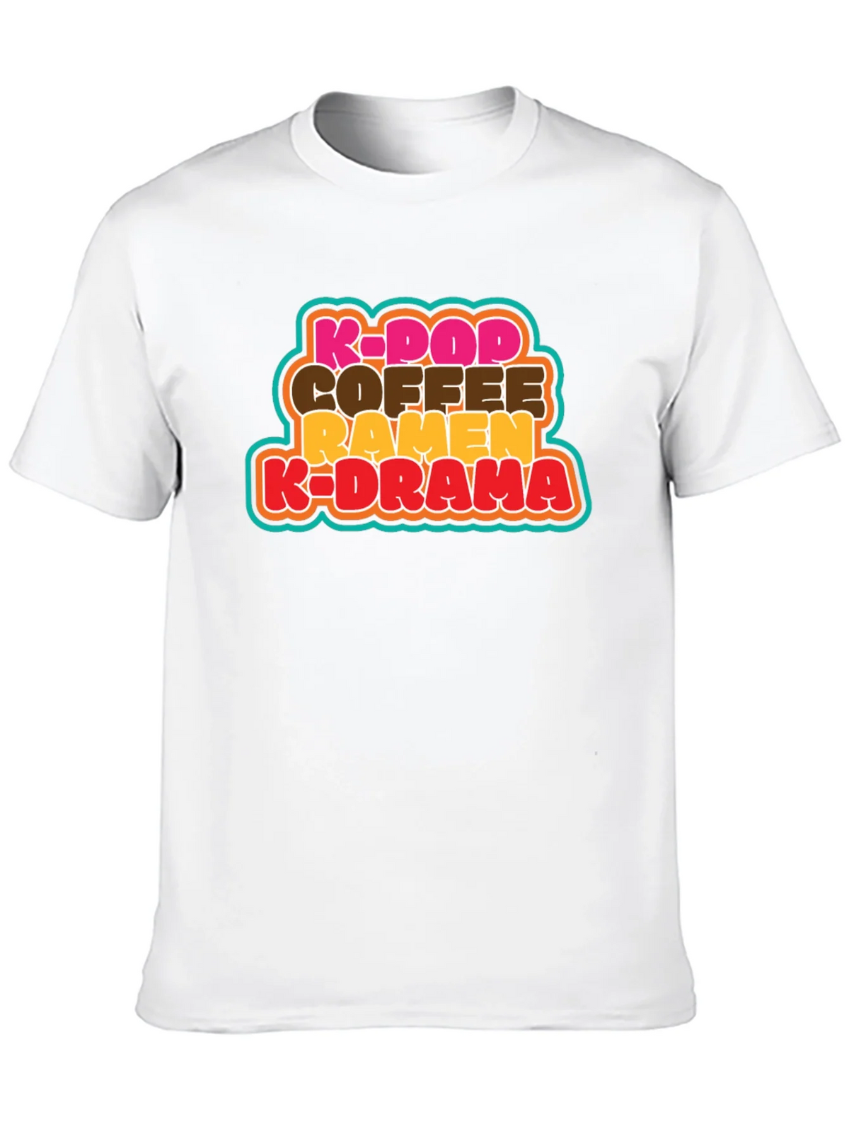 K-Pop Coffee Ramen K-Drama T-Shirt - Korean Culture Tee product image 9