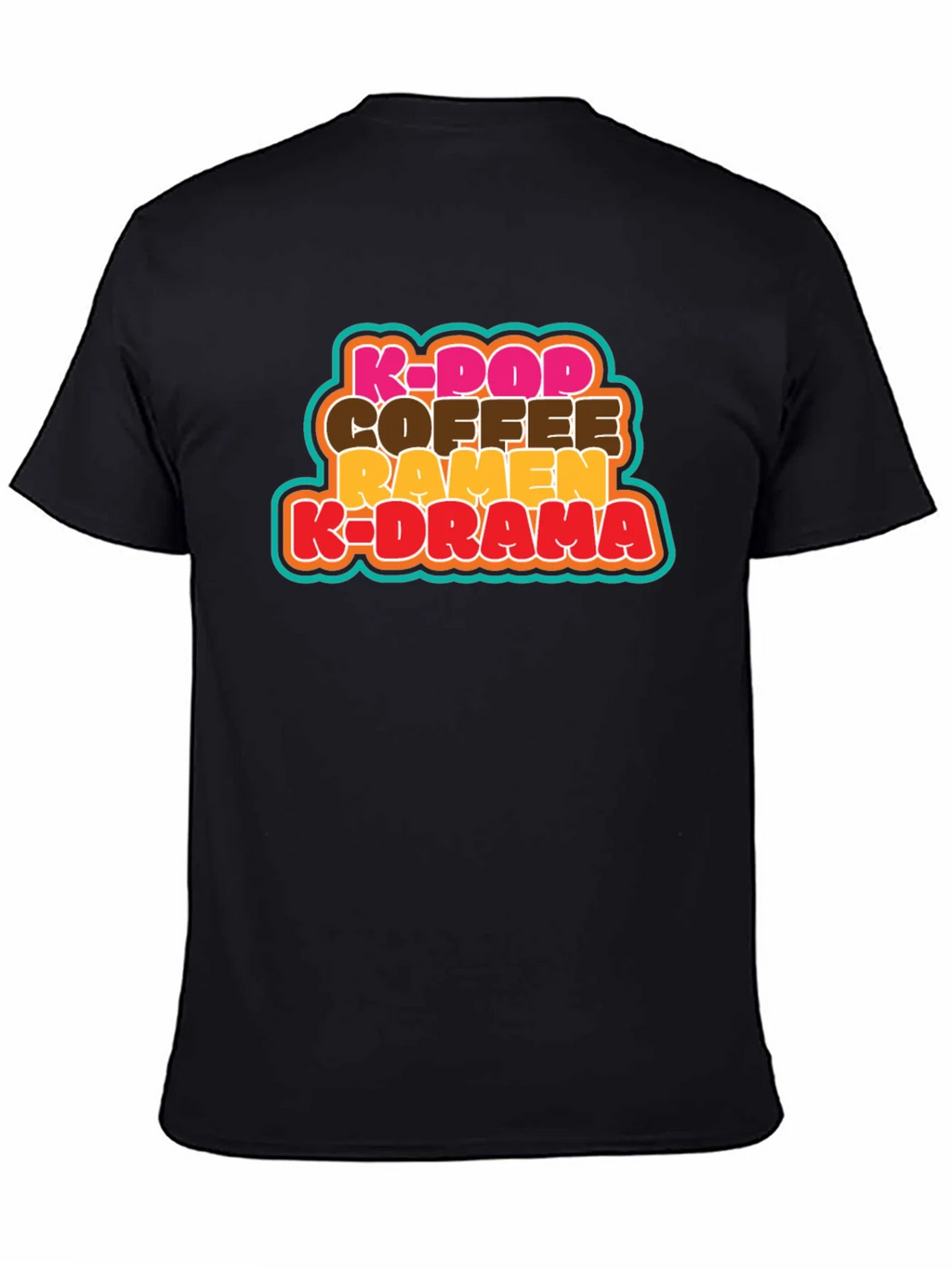 K-Pop Coffee Ramen K-Drama T-Shirt - Korean Culture Tee product image 4