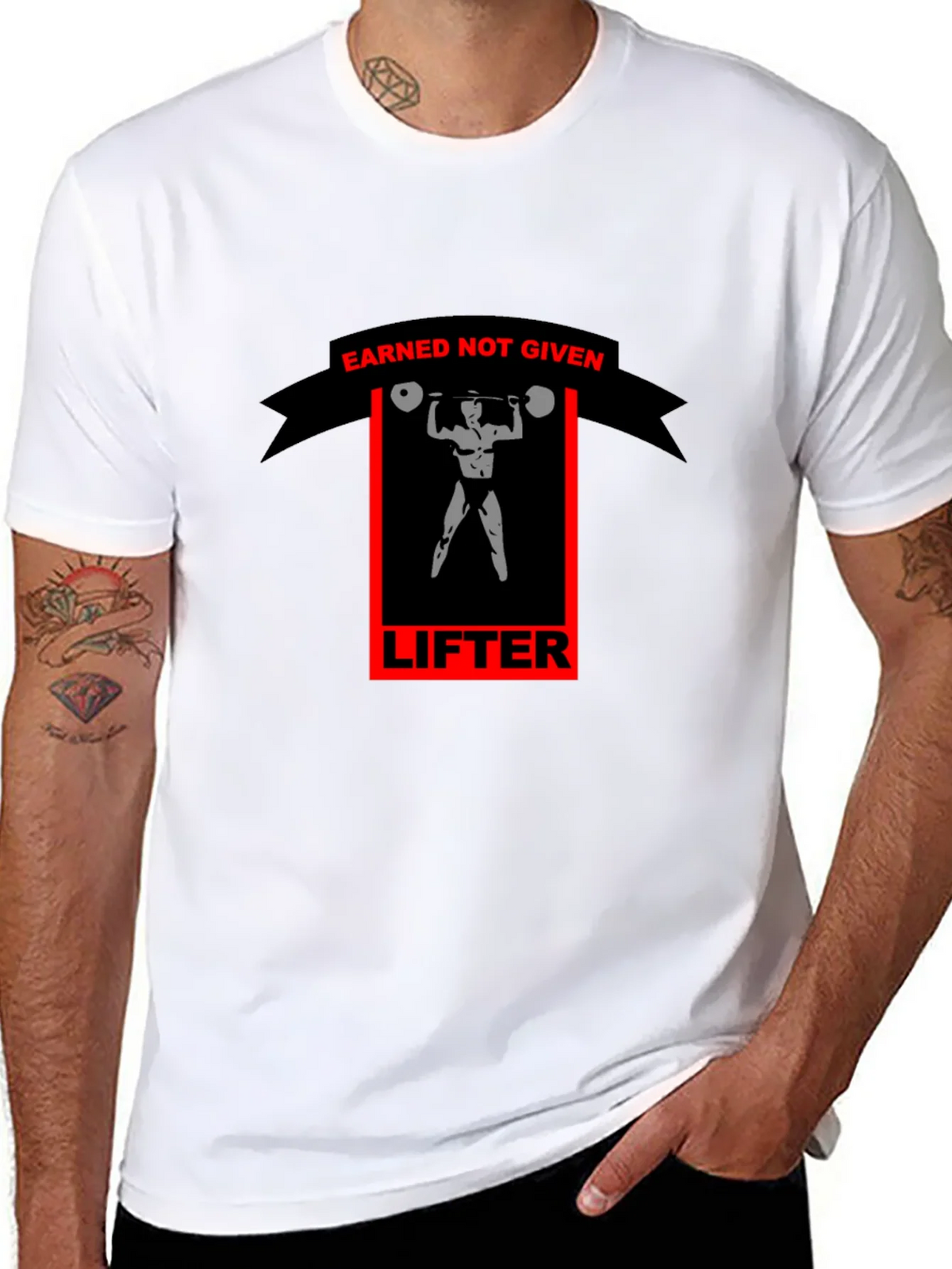 Earned Not Given Lifter Graphic Tee product image 7
