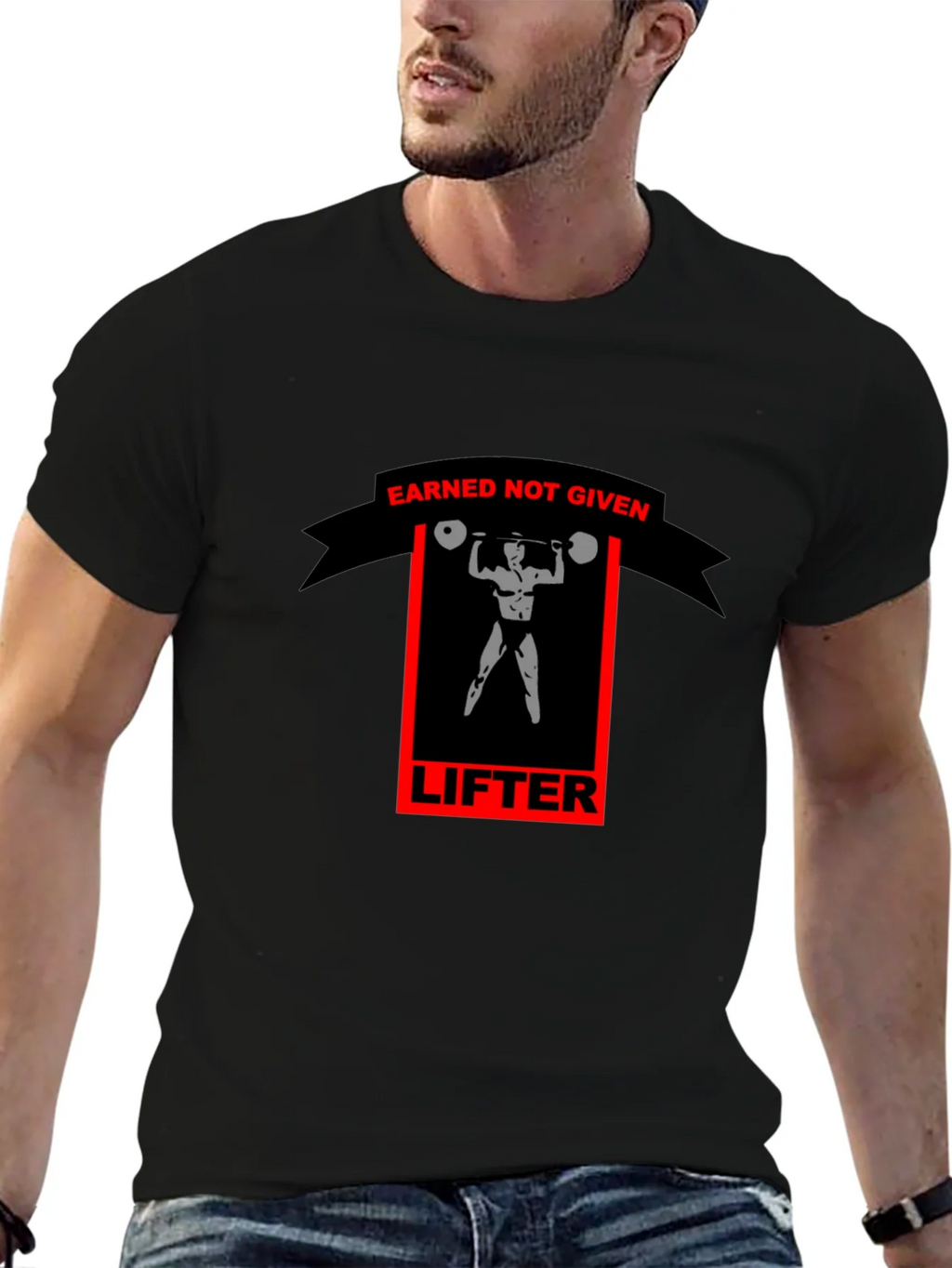Earned Not Given Lifter Graphic Tee product image 6