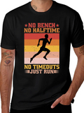 No Bench No Halftime Running T-Shirt product image 1