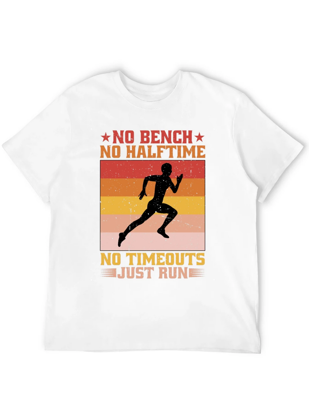 No Bench No Halftime Running T-Shirt product image 11