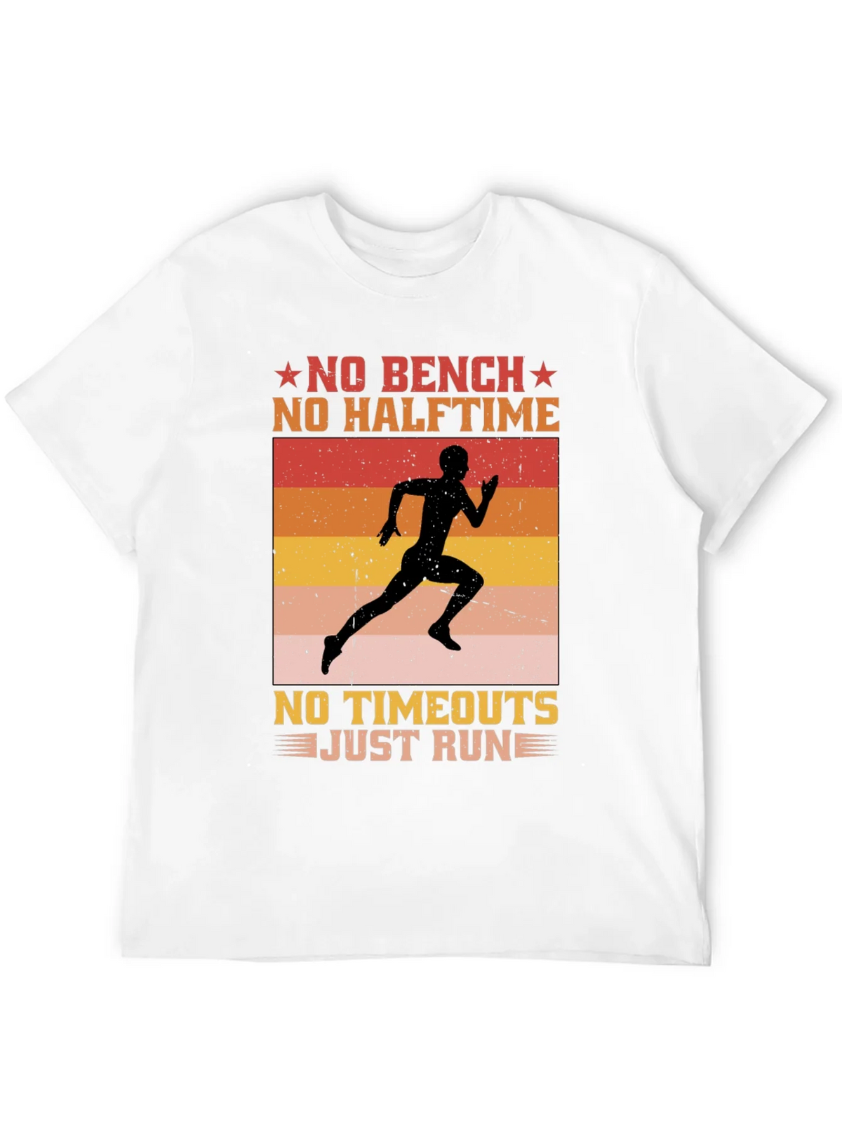 No Bench No Halftime Running T-Shirt product image 11