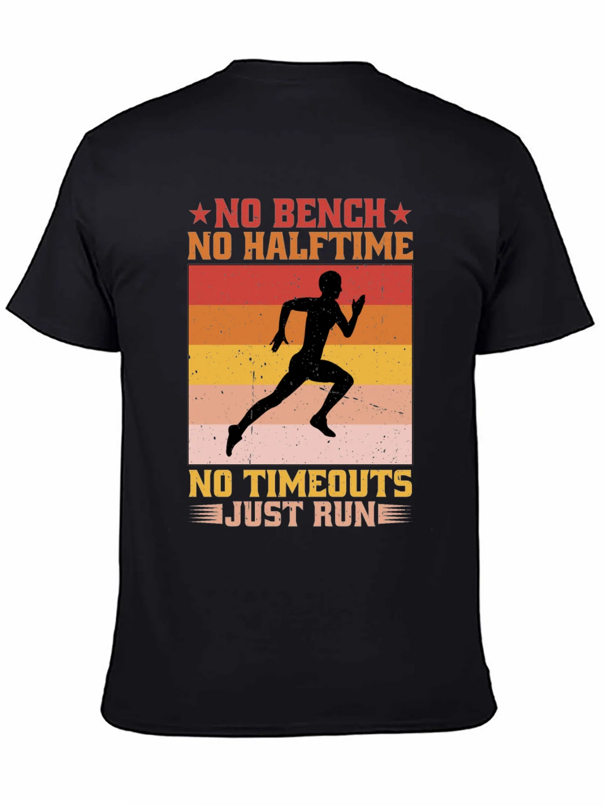No Bench No Halftime Running T-Shirt product image 4