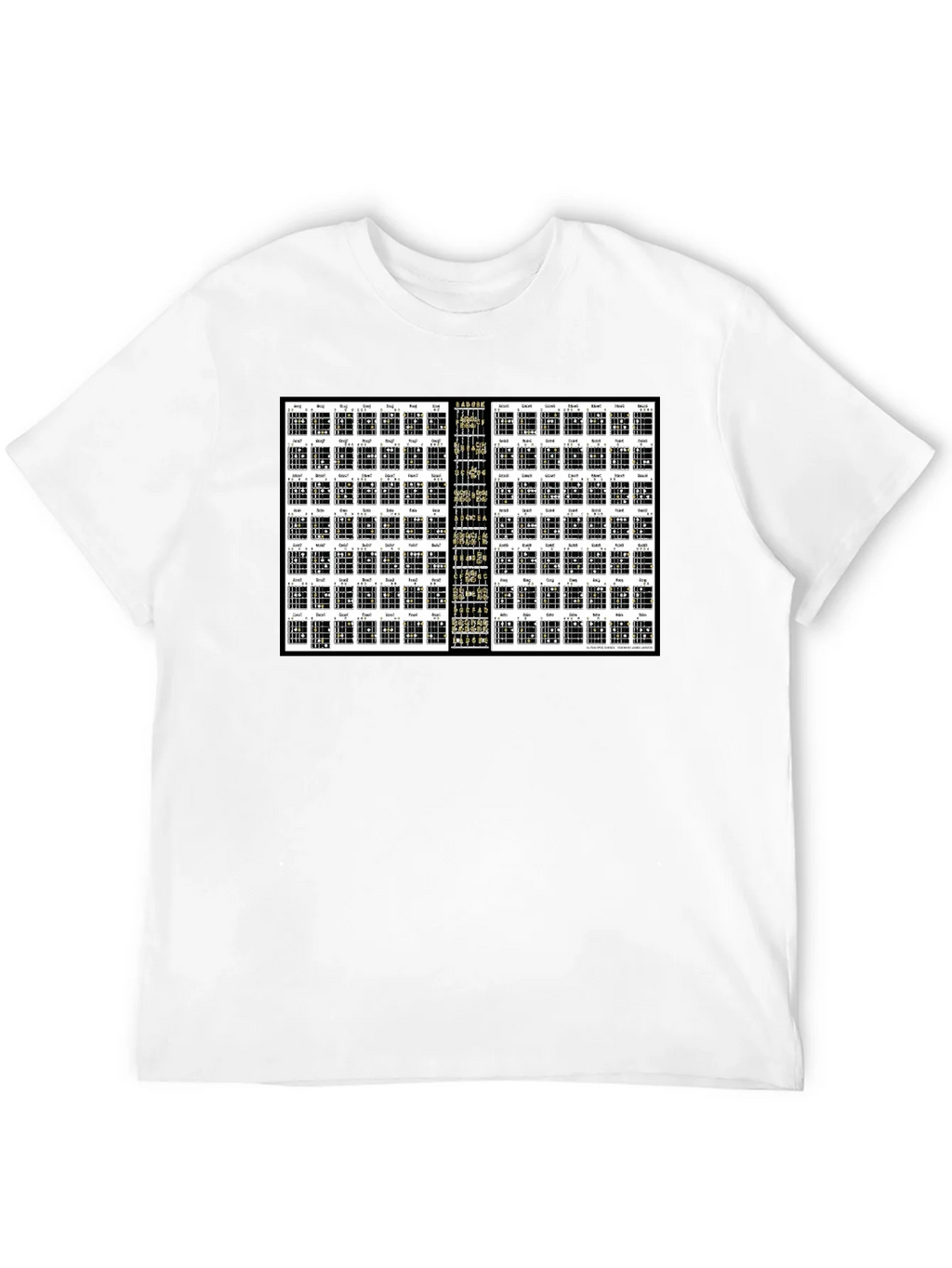 Guitar Chords T-Shirt - Music Lover Apparel product image 11