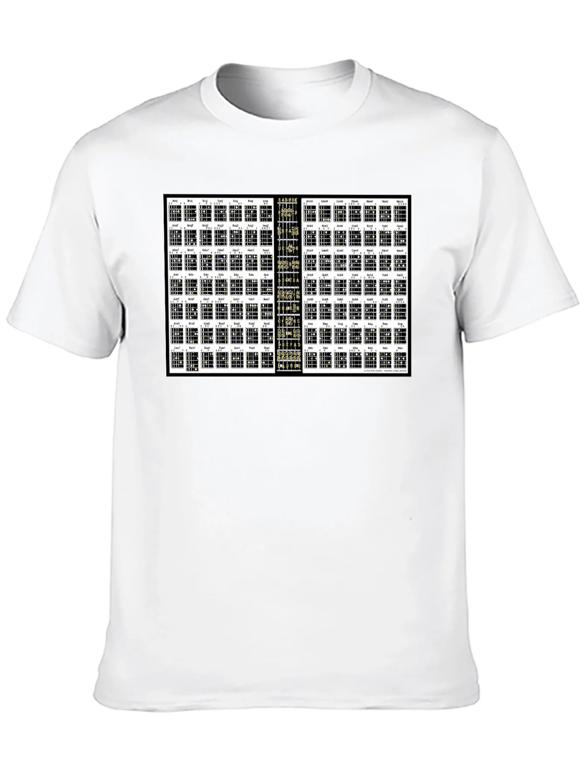 Guitar Chords T-Shirt - Music Lover Apparel product image 9