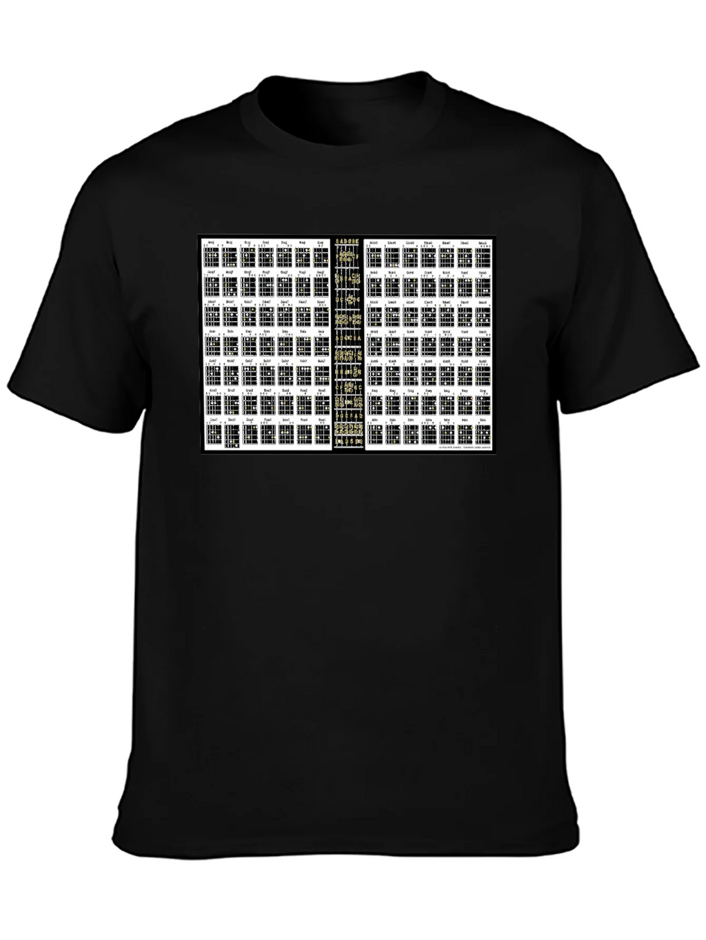Guitar Chords T-Shirt - Music Lover Apparel product image 3