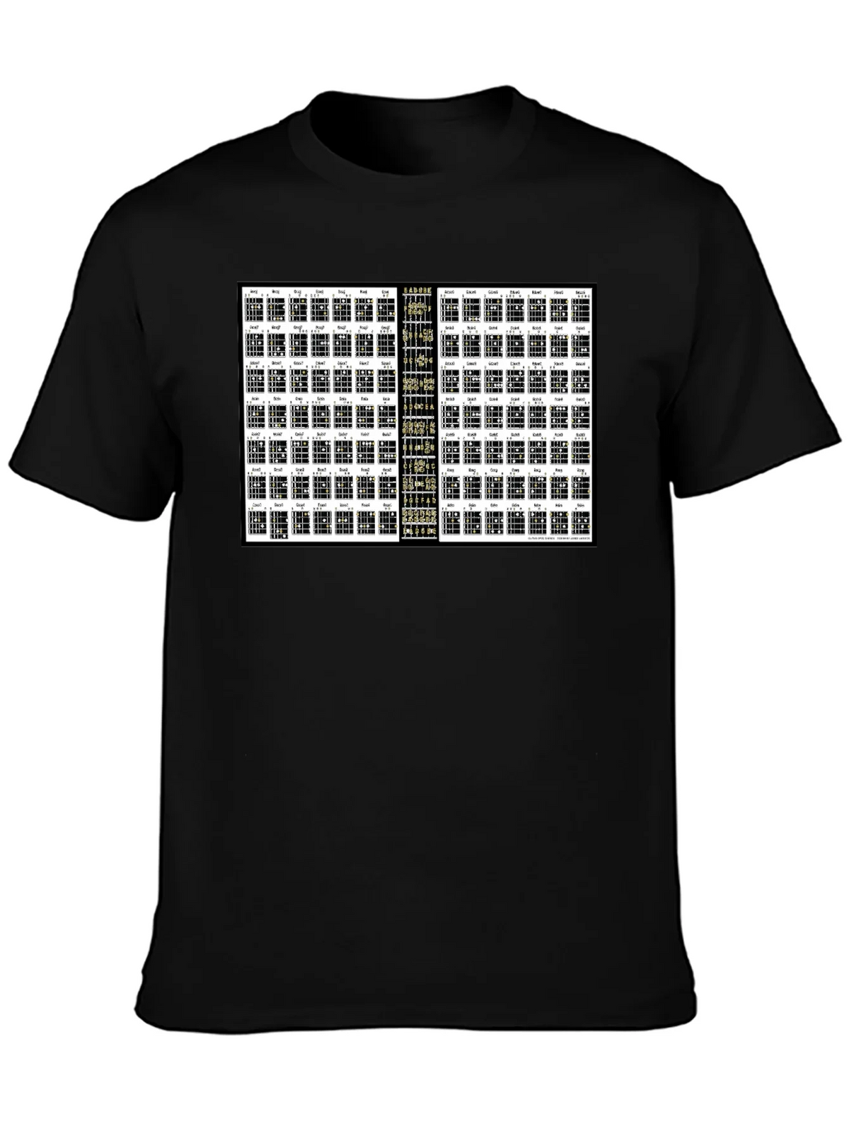 Guitar Chords T-Shirt - Music Lover Apparel product image 3