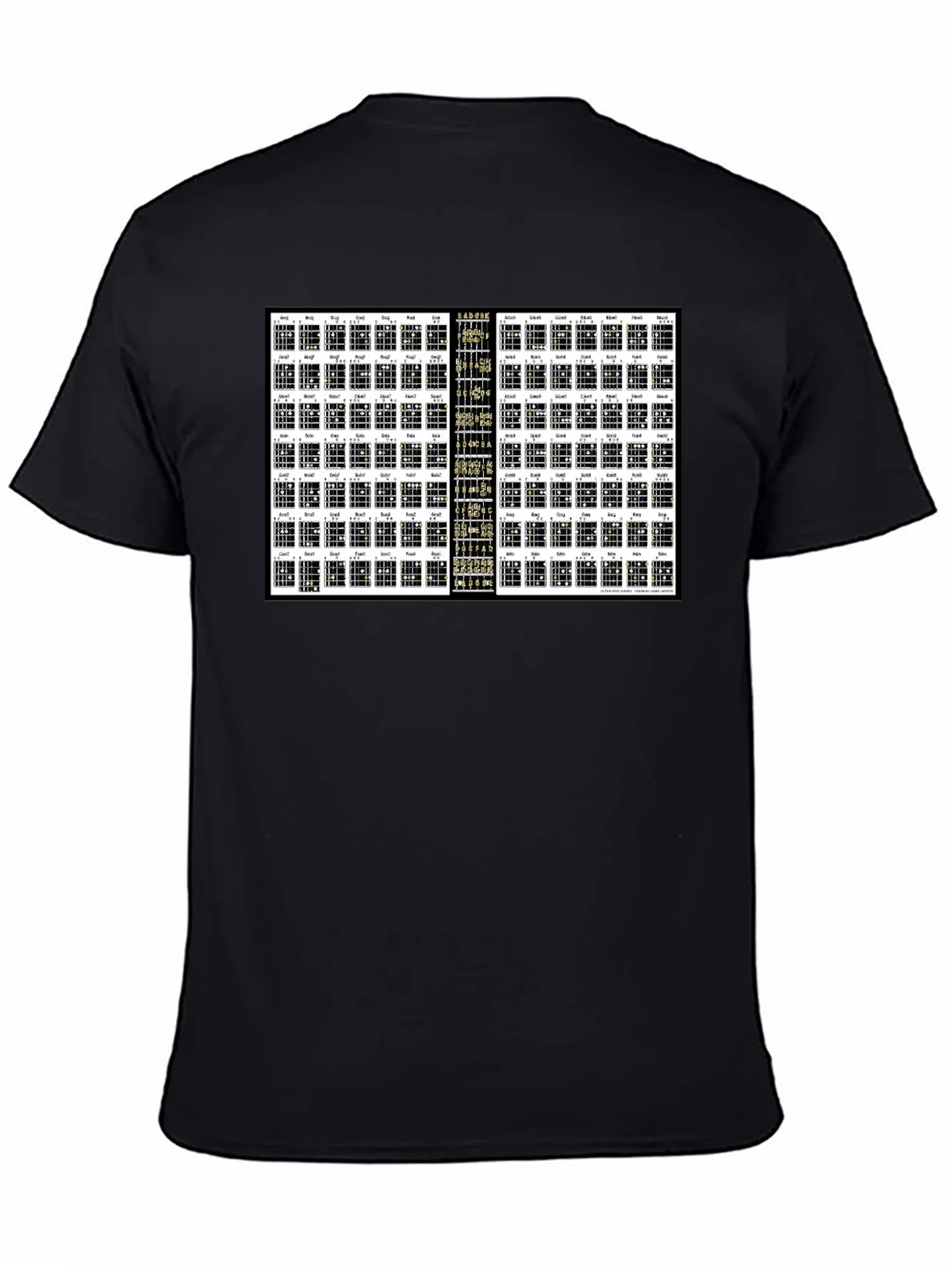 Guitar Chords T-Shirt - Music Lover Apparel product image 4