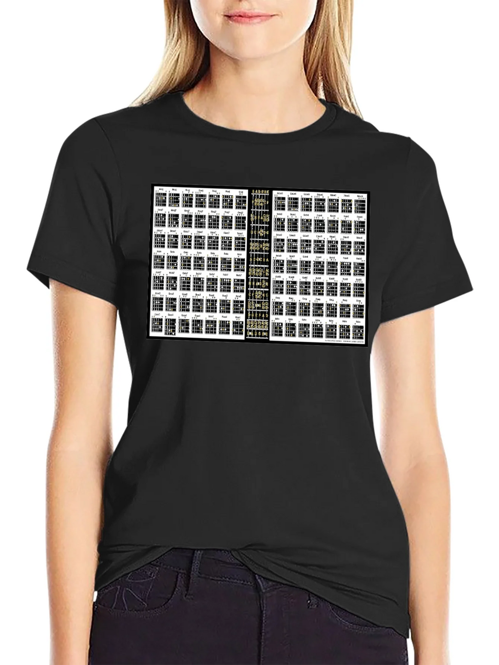 Guitar Chords T-Shirt - Music Lover Apparel product image 2