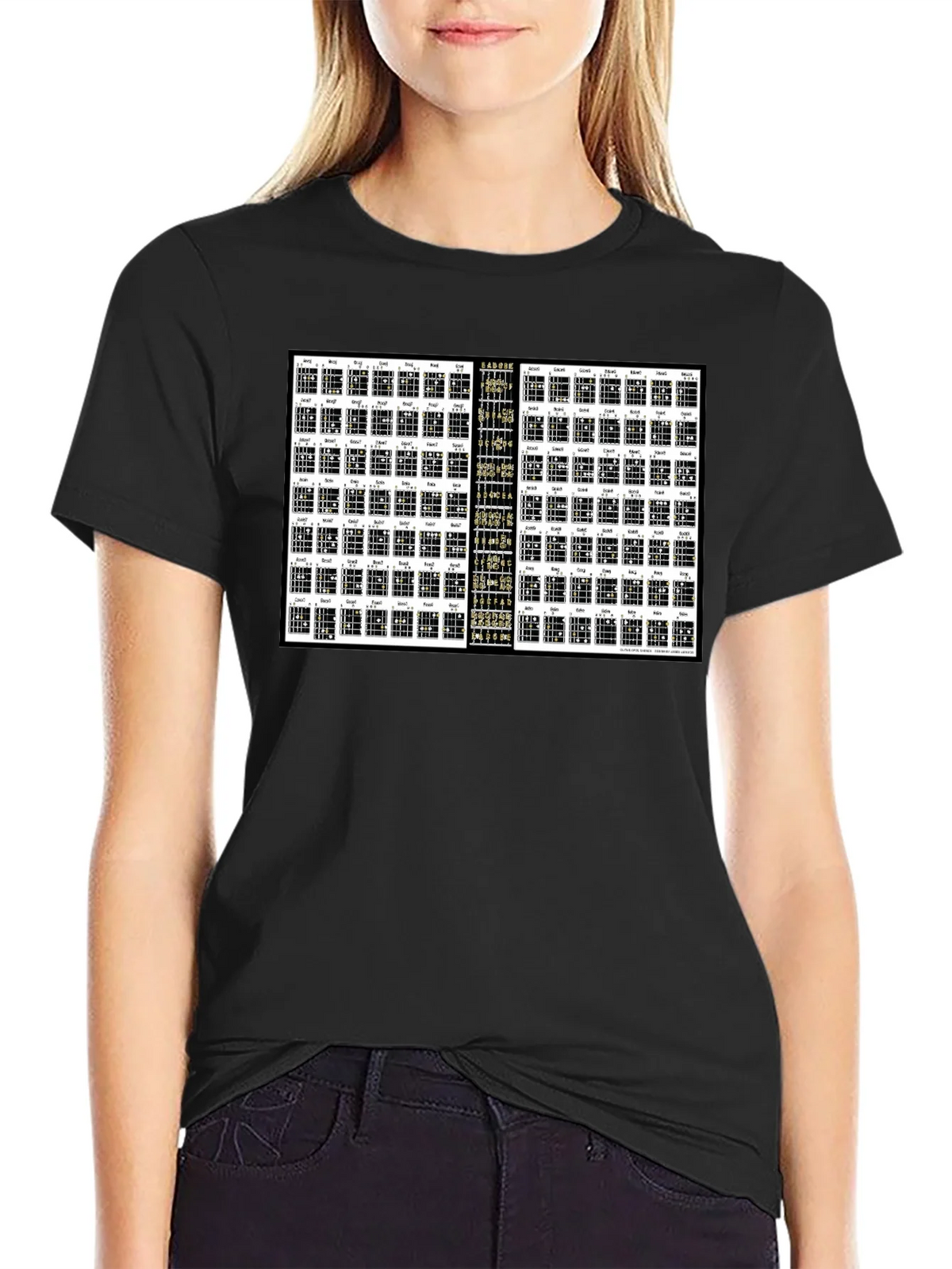 Guitar Chords T-Shirt - Music Lover Apparel product image 2