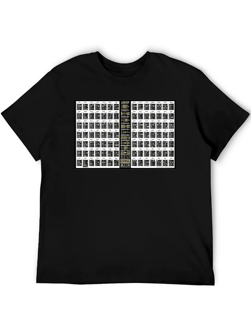Guitar Chords T-Shirt - Music Lover Apparel product image 5
