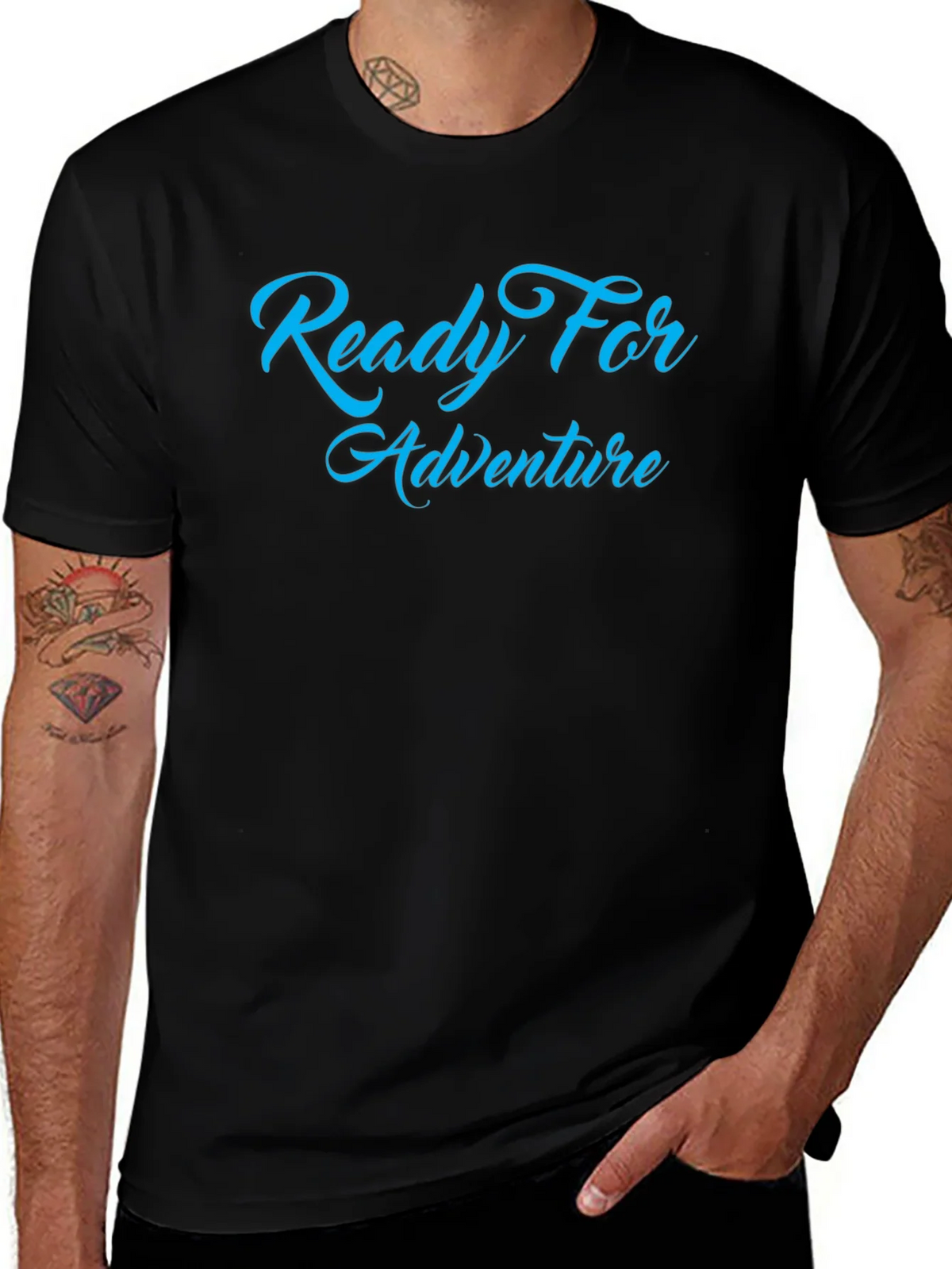 Ready For Adventure Graphic Tee - Black product image 1