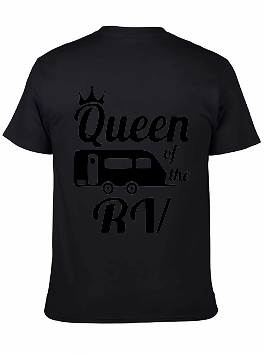 Queen of the RV Black Graphic T-Shirt product image 4