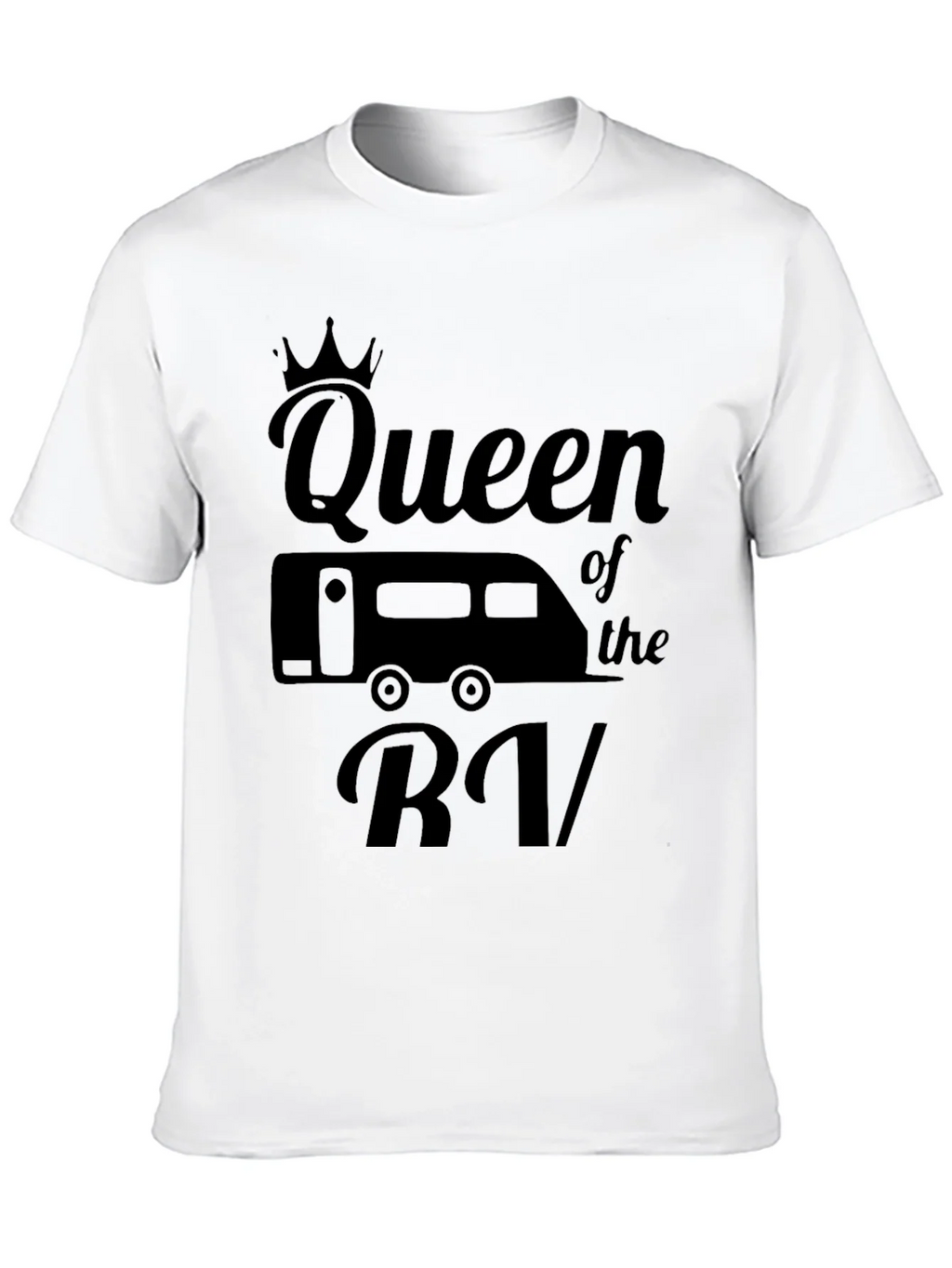 Queen of the RV Black Graphic T-Shirt product image 9