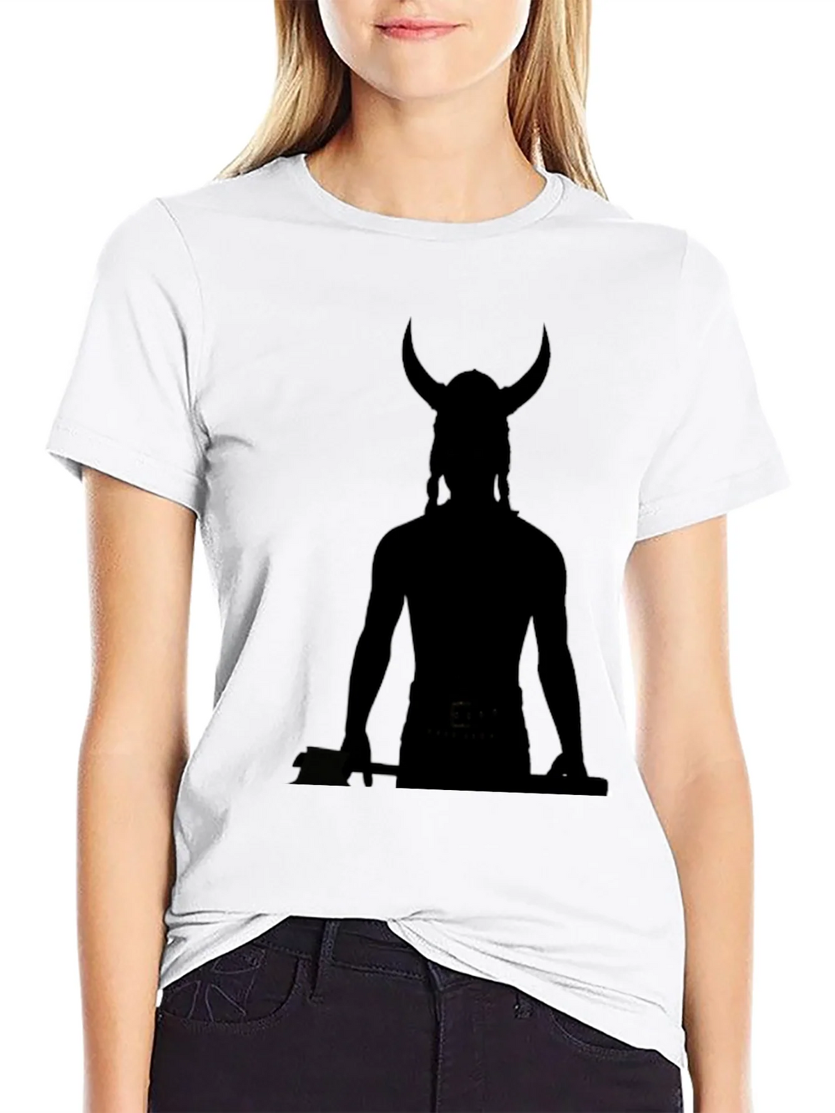 Viking Silhouette Black T-Shirt product image 8